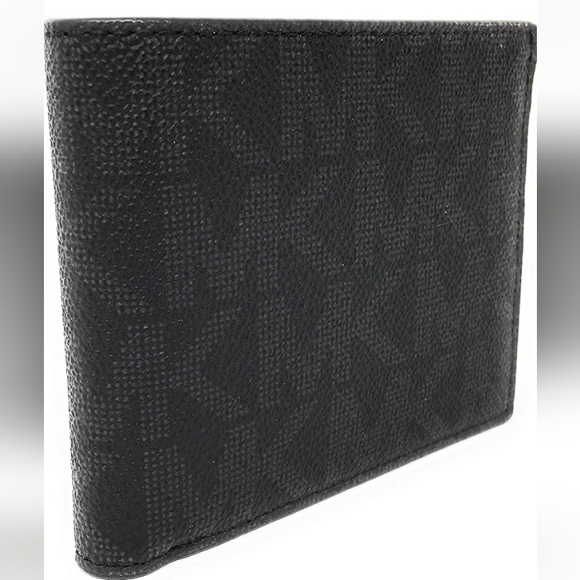 New! MICHAEL KORS MK Monogram Jet Set Mens Billfold Wallet. - Picture 5 of 11